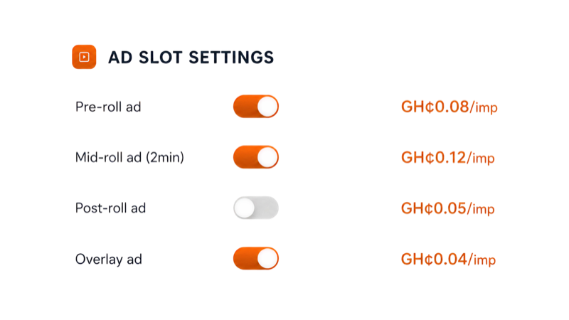 Creator approval panel showing brand campaigns with flat rates per placement and accept or decline controls